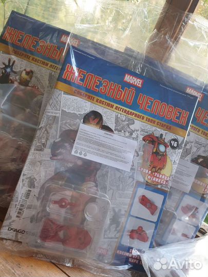 Железный человек от deagostini номера 15,46,47,48