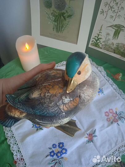 Фигурка уточка Malevolti Италия. Подсвечники