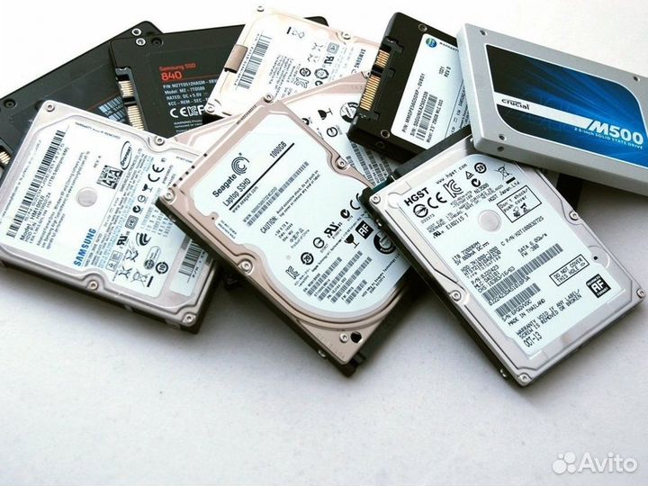 Ноутбук в разбор ssd hdd диски