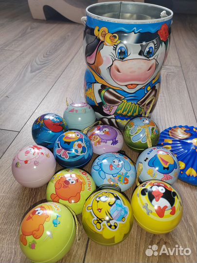 Ёлочные игрушки-шары Смешарики