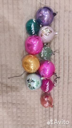 Елочные игрушки СССР советские