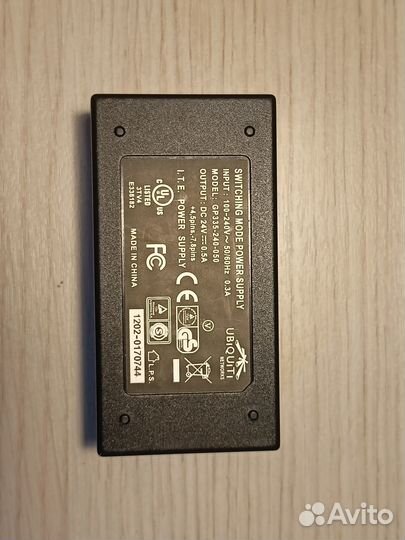 Блок питания Ubiquiti POE-24-12W