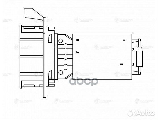 Резистор э,вент. отоп. для ам Mercedes-Benz Spr
