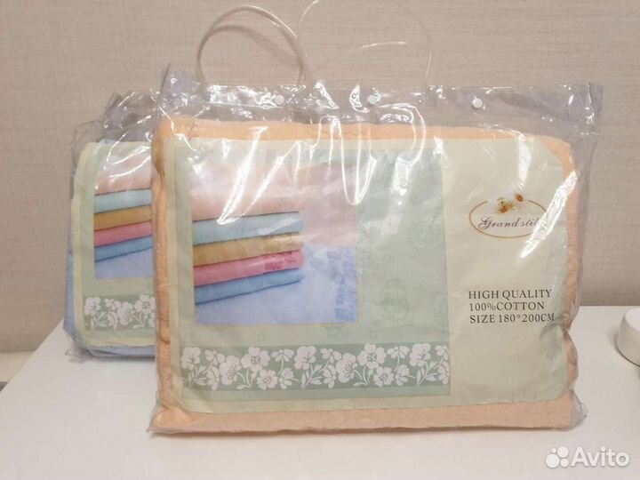 Махровая простынь 180х200