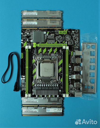 Новый комплект X79+Xeon E5 2630v2+32Gb