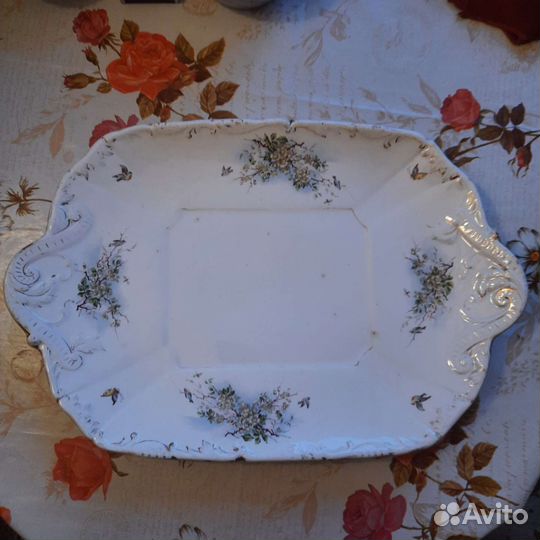 Антикварный поднос Кузнецов