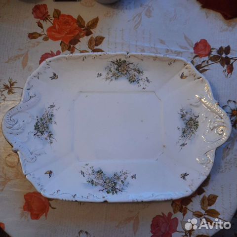 Антикварный поднос Кузнецов