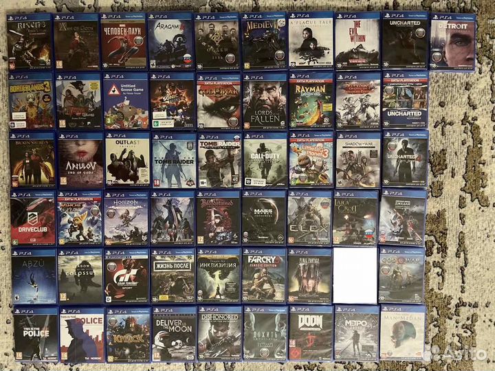 Диски игры для ps4