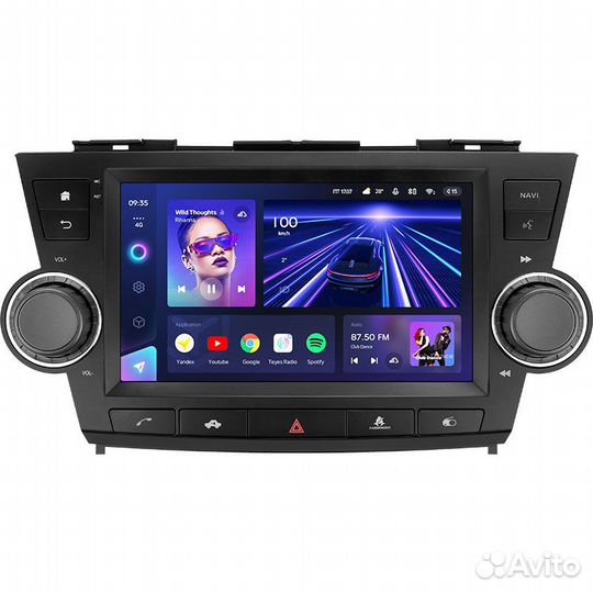 Магнитола Toyota Highlander XU40 тойота хайлендер