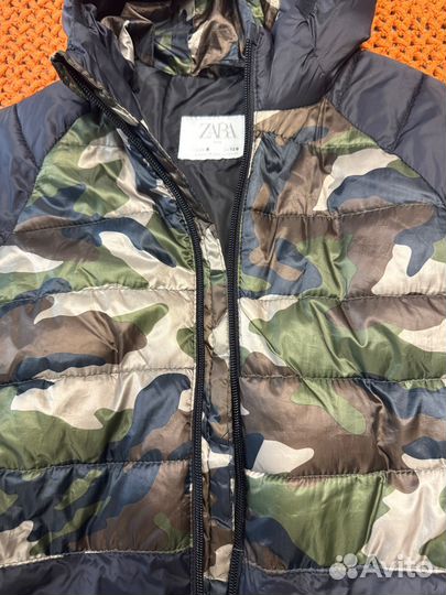 Пуховик Zara для мальчика 128
