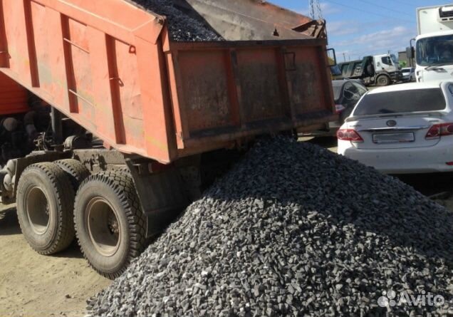 Щебень от 20 кубов