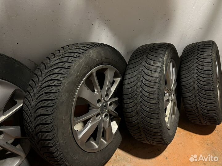 Зимние шины 215 60 r 16 на дисках (Кия Оптима)