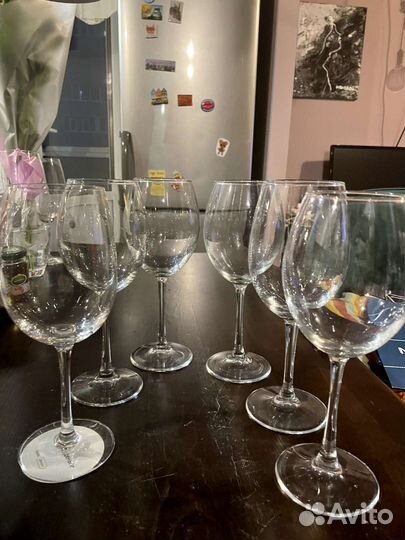 Бокалы для вина 6 штук
