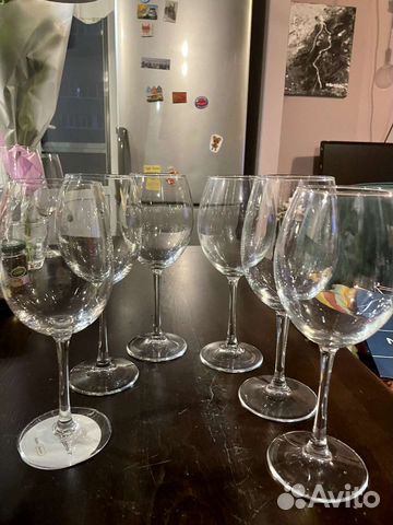 Бокалы для вина 6 штук