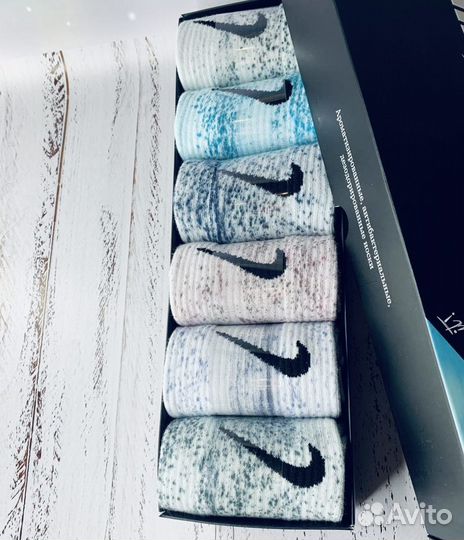Носки Nike Tye-Dye мужские в коробке