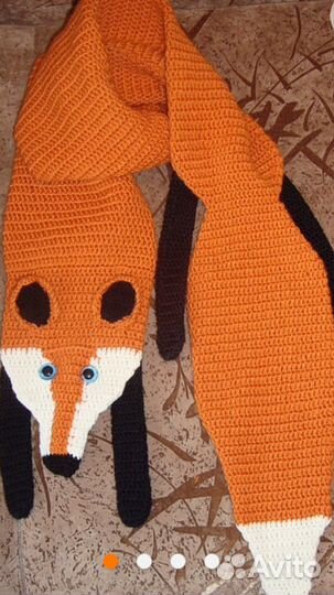 Шарф лисичка