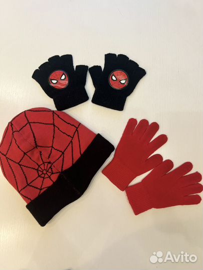 Шапка и перчатки для мальчика