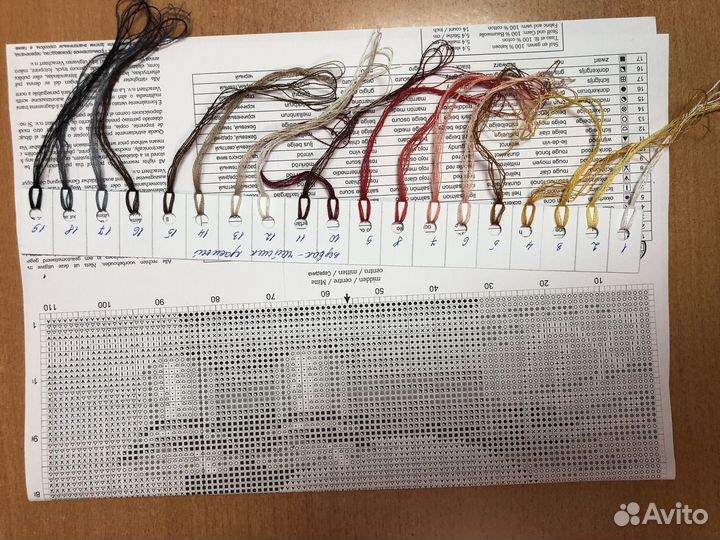 Вышивка крестом схемы фирмы Вервако