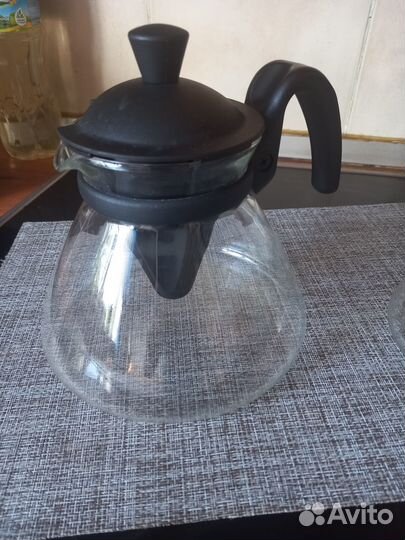 Чайник заварочный стеклянный и сахарница IKEA