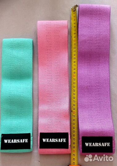 Фитнес-резинка тканевая, 1шт