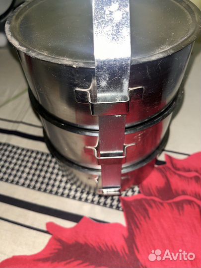 Судок тройной из нержавеющей стали