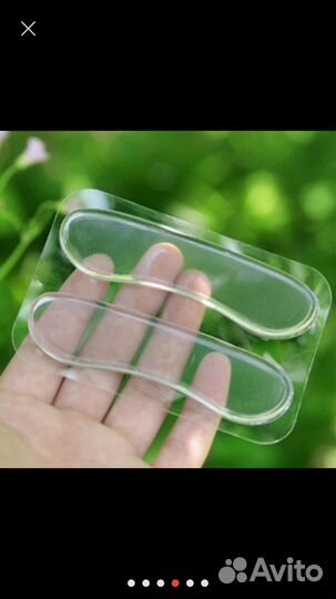 Накладки силиконовые на задник обуви