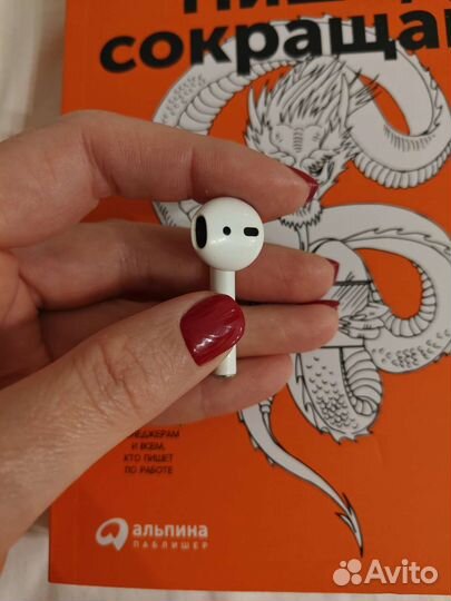 Airpods 2 наушник правый с кейсом