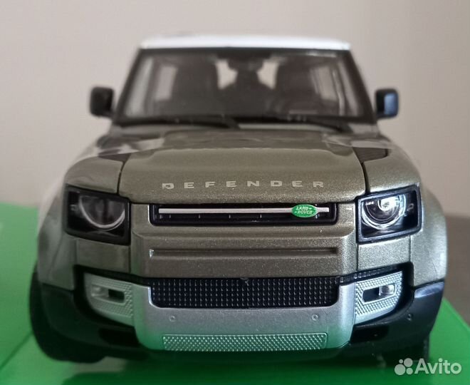 Модель машины Ленд Ровер Дефендер Welly оригинал