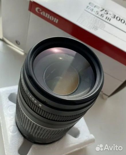 Canon EF 75-300mm III в состоянии нового