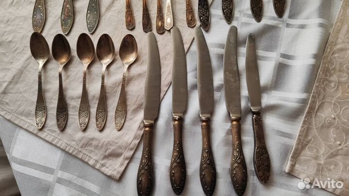 Ложка вилка нож СССР