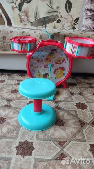 Детская барабанная установка Fisher Price