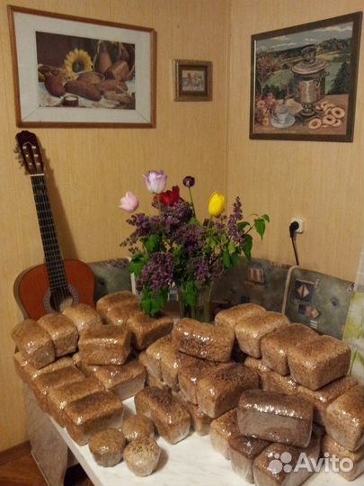 Хлеб из пророщенного зерна пшеницы без муки