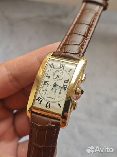 Cartier Tank Americaine 18K Gold