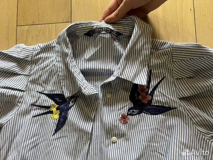 Платье рубашка zara S