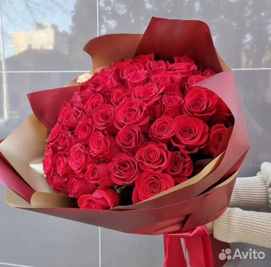 Букеты из Красных Роз. Стойкие Розы