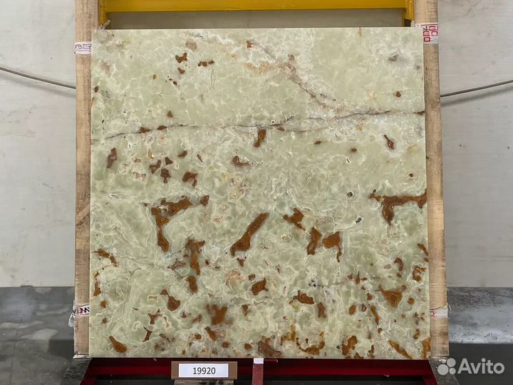 Оникс verde, Слэб 20 мм