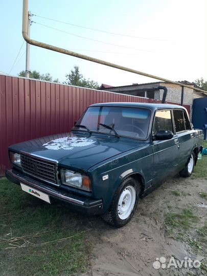 ВАЗ 2107 1.6 МТ, 2000, битый, 56 400 км