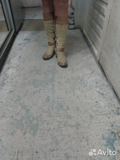 Сапоги Натуральная Кожа Италия р. 39