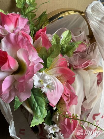 Свадебные украшения на машину комплект