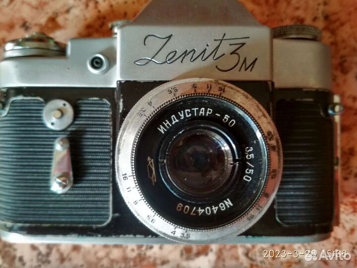 Плёночный фотоаппарат Зенит 3М