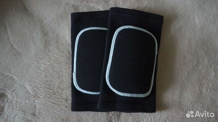 Детские наколенники, спортивные, чёрные