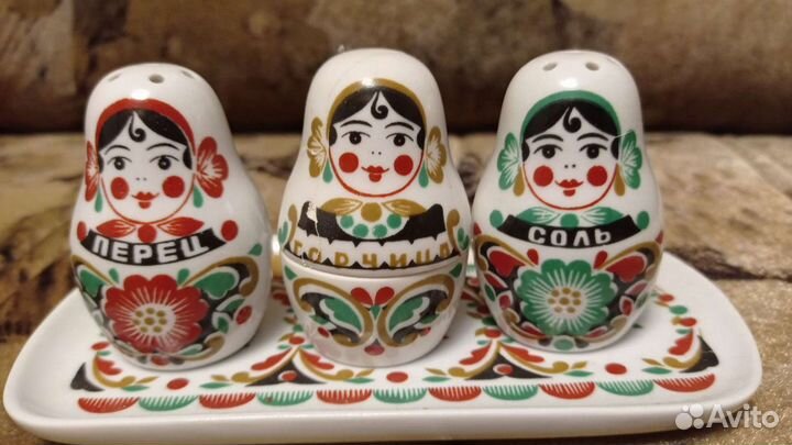 Набор для специй СССР (матрёшки)