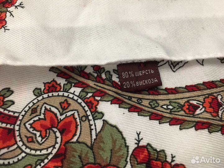 Шарф платок палантин стиль павловско-пасадский