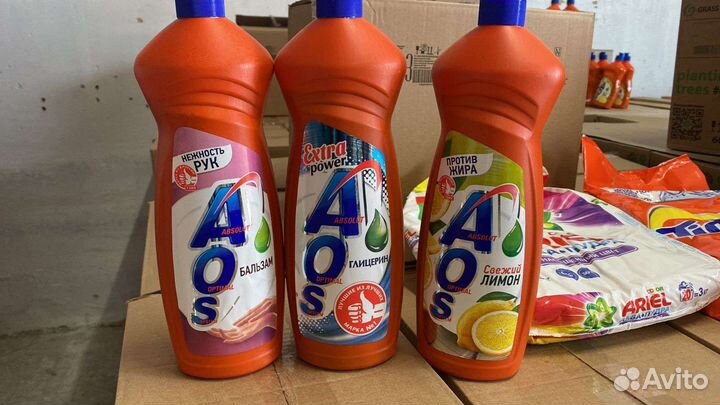 Средство для мытья посуды аос 1л