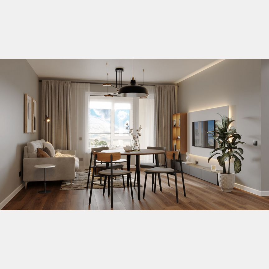 1-к. квартира, 35,6 м², 12/15 эт.