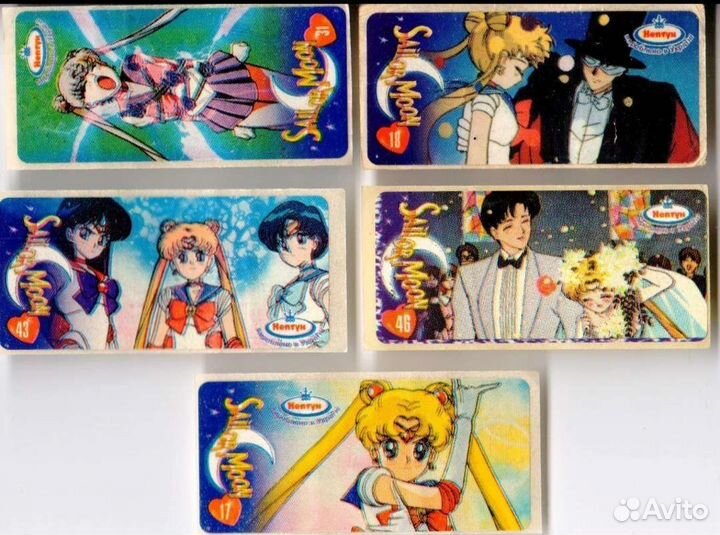 Наклейки из жвачки Сейлор Мун Sailor Moon