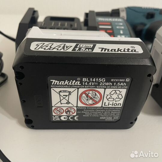 Аккумуляторная дрель шуруповерт Makita df347d