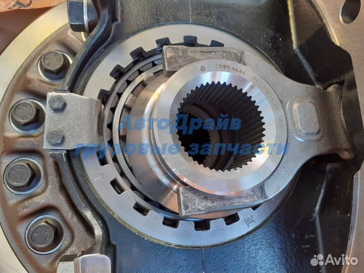 Пневморессора SAF в сборе со стаканом пластик 2 шп