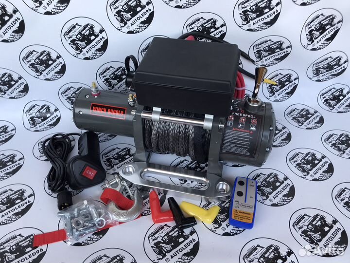 Лебедка Electric Winch 6000LBS Синтетический трос