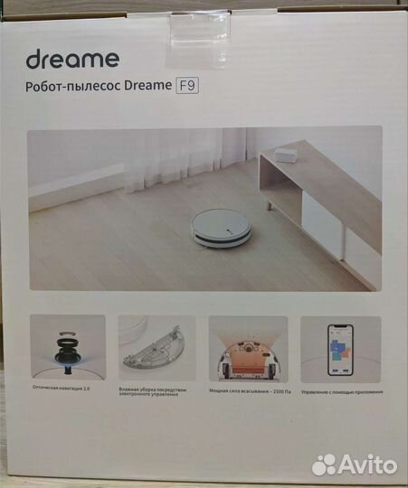 Робот-пылесос Dreame Robot Vacuum-Mop F9 новый